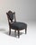 Wood 19th Century United Kingdom Charcoal Grey Carved Wood Side Chair For Sale - Image 7 of 11