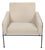 3301 Airport Chair in Beige Fabric by Arne Jacobsen, 1970s For Sale