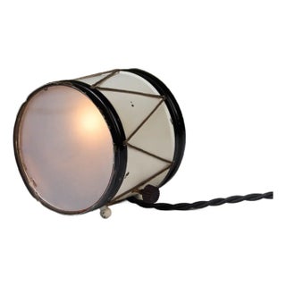 1930s Petite Drum Lamp by Lurelle Guild for Chase Brass & Copper Co. For Sale