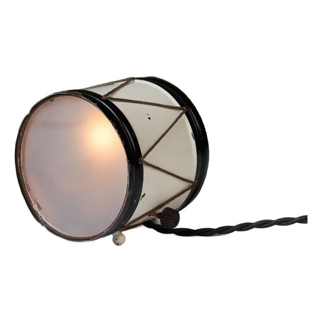 1930s Petite Drum Lamp by Lurelle Guild for Chase Brass & Copper Co. For Sale