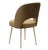Transitional Swell Cognac Velvet Chair For Sale - Image 3 of 7