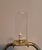 Fredrick Ramond Signed Lucite & Brass Etched Lily Table Lamp Base With Original Finial 1980s For Sale In Tampa - Image 6 of 7
