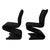 Mid-Century Modern Set of Eight Mid Century Modern Zig Zag Dining Chairs For Sale - Image 3 of 4