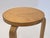 Tan Vintage Stool by Alvar Aalto for Artek, Finland, 1950s For Sale - Image 8 of 11