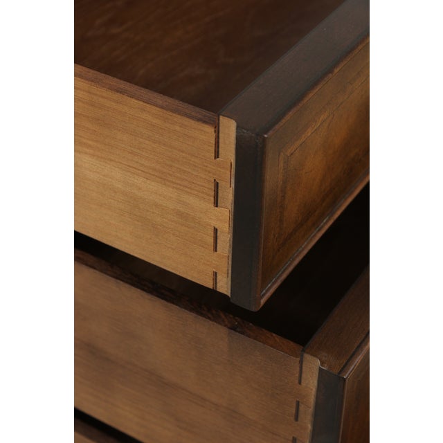Baker Stately Homes George III Walnut Chest For Sale In Philadelphia - Image 6 of 16
