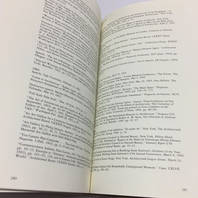 Paper 1979 Philip Johnson Writings Book For Sale - Image 7 of 13
