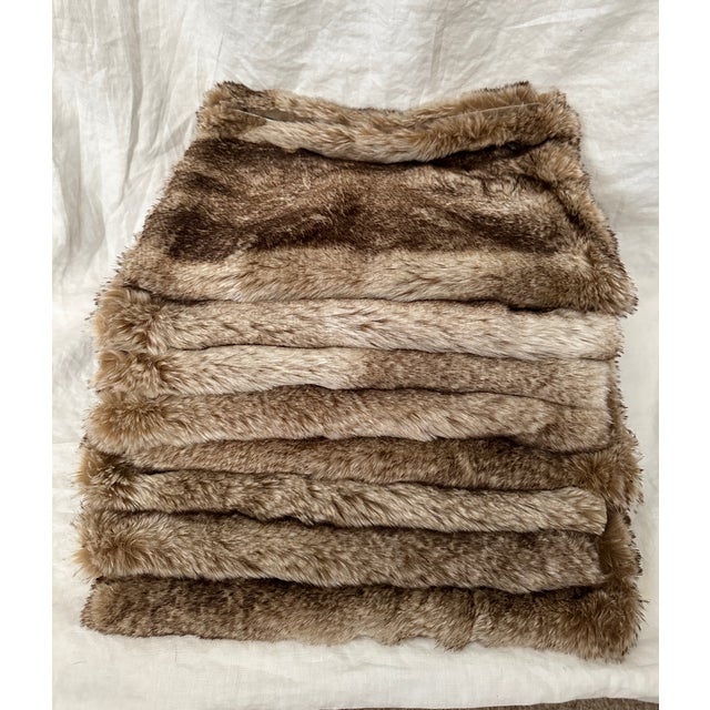 Pottery Barn Faux Fur PlacematsA Set Chairish