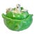 1970s Vintage Hollywood Regency Americana Folk Art Cabbage Tureen With Bunnies For Sale