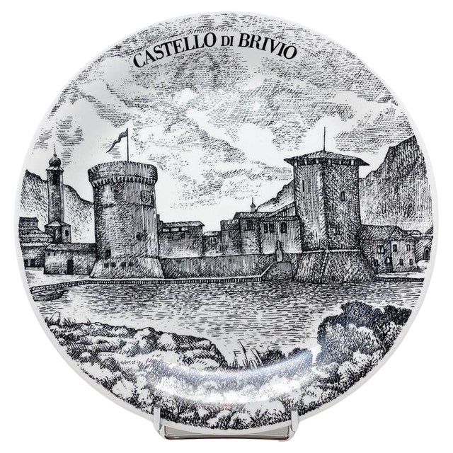 Mid-Century Modern Plate by Fornasetti, Italy, 1950s For Sale