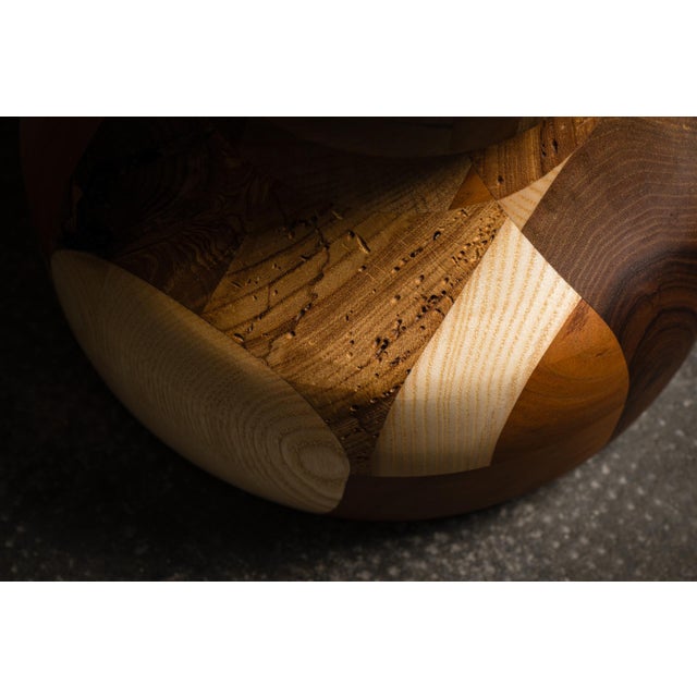 Brown La Bamba Side Table by Goat Lab Furniture For Sale - Image 8 of 12