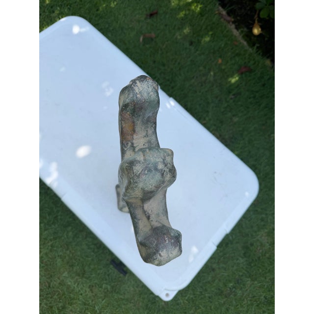 Ceramic Vintage Sculptural Ceramic Cactus Sculpture in Mottled Desert Glaze, 15.5” For Sale - Image 7 of 8