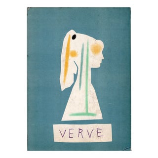 Pablo Picasso, Profile of a Girl, Lithograph, 1954 For Sale