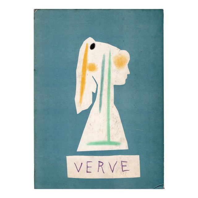 Pablo Picasso, Profile of a Girl, Lithograph, 1954 For Sale