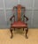 Brown Antique High Back Armchair in Walnut, 1910 For Sale - Image 8 of 10