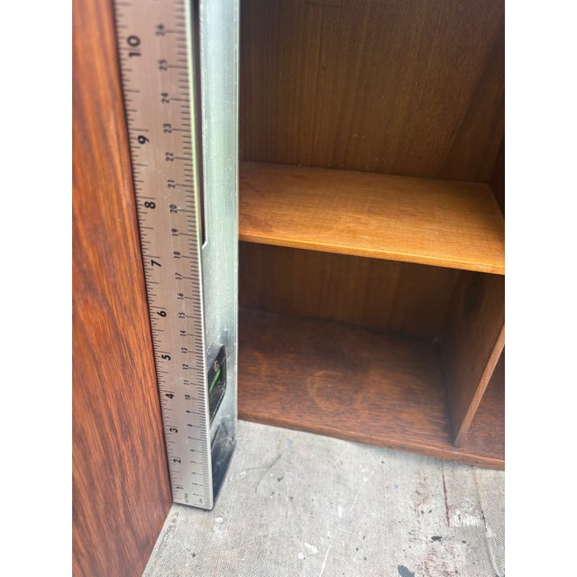 Vintage Wooden Hanging Wall /Cupboard/Cabinet With Hand Carved Medallion & Crown For Sale - Image 6 of 12