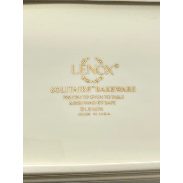 Lenox “Solitaire” Ceramic Butter Dish For Sale In Dallas - Image 6 of 6
