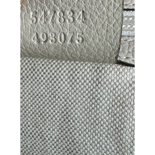 Gucci Logo Cripto Print Leather Ivory 100% Authentic W/ BOX! Unisex Backpack For Sale - Image 9 of 18