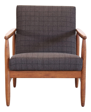 Oak J65 Armchair by Ejvind Johansson for FDB Mobler, 1960s