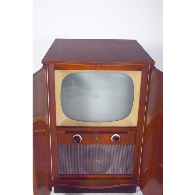 Antique Bush Radio Television Cabinet For Sale - Image 9 of 13