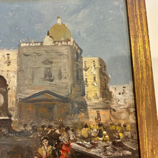 Mid 20th Century Mid 20th Century Giuseppe Rispoli Original Painting For Sale - Image 5 of 8