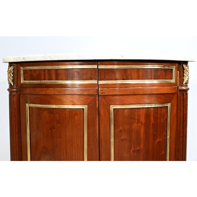 Metal Louis XVI Mahogany Side Tables, Set of 2 For Sale - Image 7 of 18