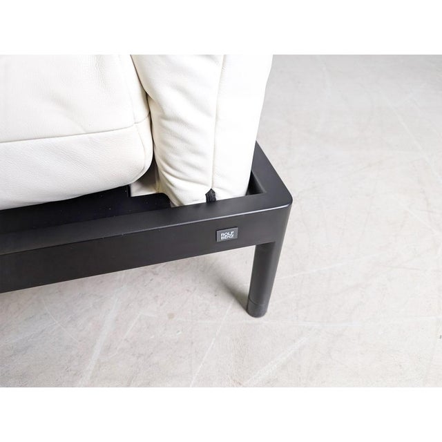 Plura 2-Seater Sofa in Light Beige Leather from Rolf Benz For Sale - Image 11 of 13