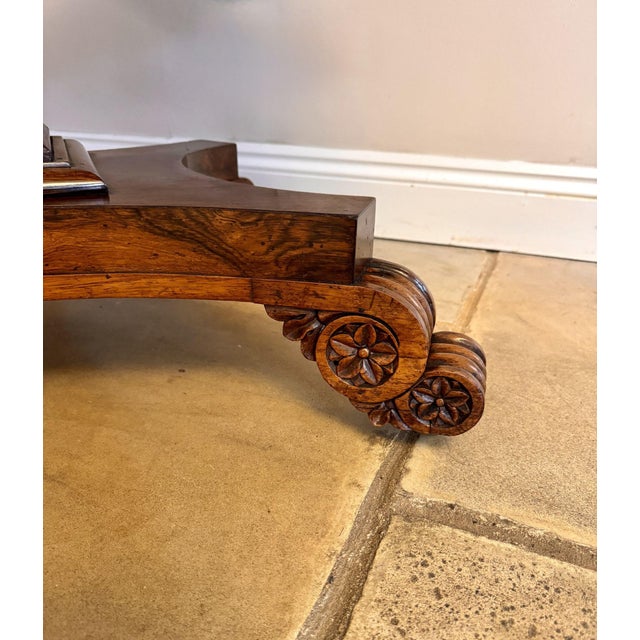 Antique Regency Rosewood Sofa Table, 1820s For Sale - Image 10 of 12