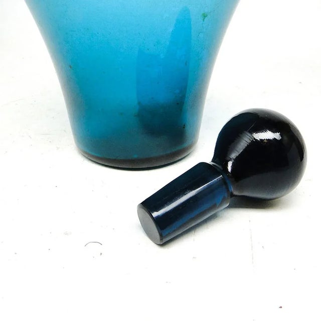 Postmodern Carafe from Sudety Glassworks, Poland, 1970s For Sale - Image 6 of 9