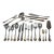 1980s Silver Complete European Cutlery Set 145 Pieces, Chesterfield Pattern - 145 pcs For Sale