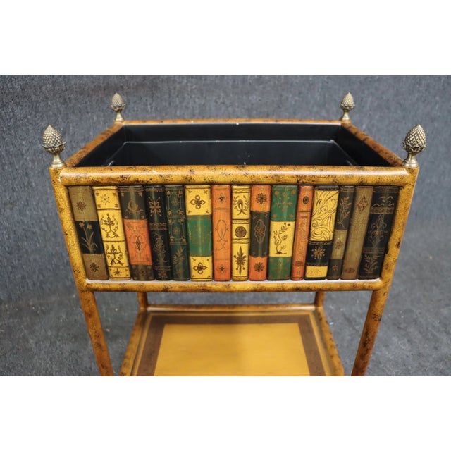 Wood Maitland-Smith Faux Book Planter For Sale - Image 7 of 11