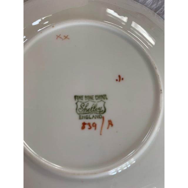 1960s Shelley English Heather Tea Cup and Saucer - 2 Pieces For Sale - Image 10 of 11