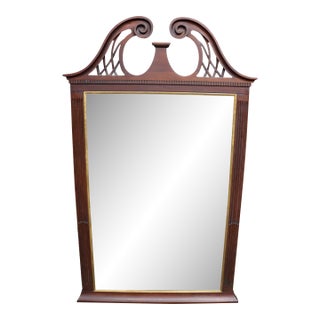 Henkel Harris Chippendale Mahogany Mirror For Sale