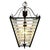 Italian Art Deco Metal and Glass Lantern, 1930s For Sale - Image 12 of 12
