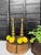 Set of two Japanese Shinto altar candlesticks from the Shōwa period, dating to circa 1950. Dimensions: height 31 cm,...