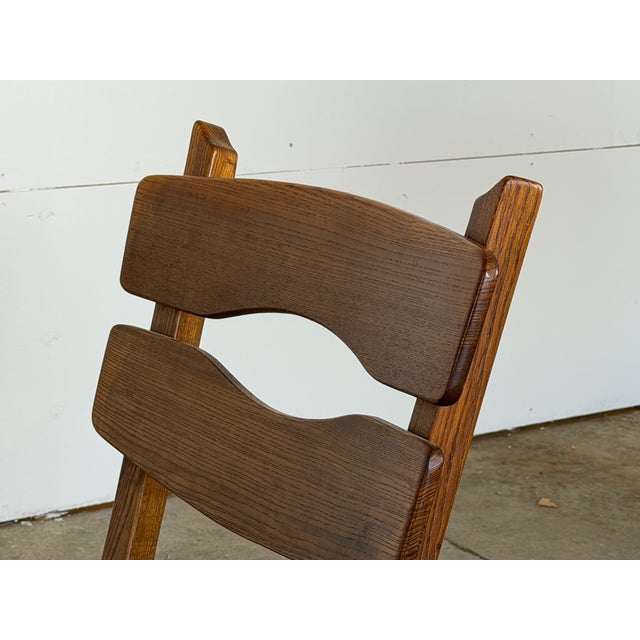 Brutalist Oak Lounge Chairs from Dittmann & Co., 1960s, Set of 2 For Sale - Image 4 of 8