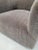 Taupe Restoration Hardware Italian Shelter Arm Swivel Lounge Newly Reupholstered in Taupe Mohair For Sale - Image 8 of 9