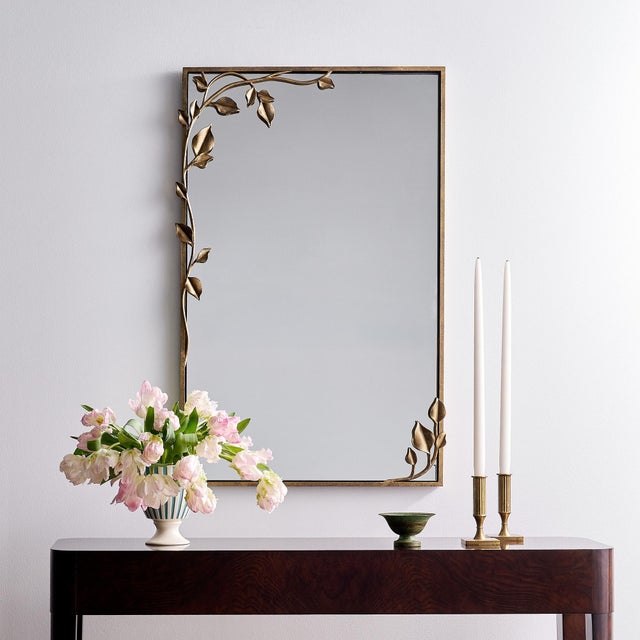 With a frame that feels both refined and organic, the Graceful Leaf Mirror lives up to its name. Sculpted vines stretch...