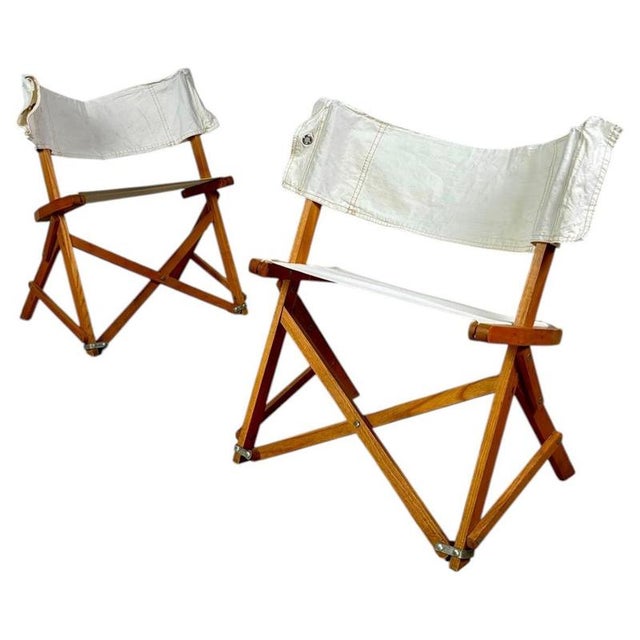 Praia Folding Chairs by Pier Giacomo Castiglioni for Gavina, 1960s, Set of 2 For Sale - Image 9 of 9