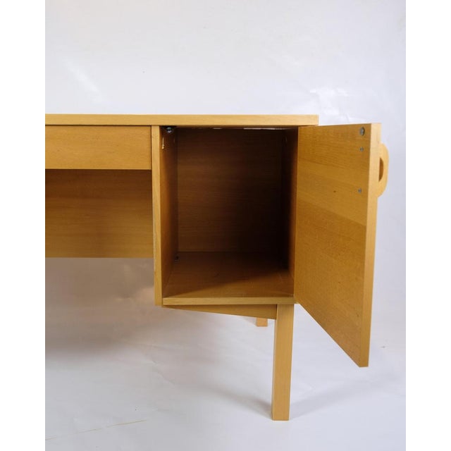 1960s Danish Desk Made in Beechwood, 1960s For Sale - Image 5 of 10