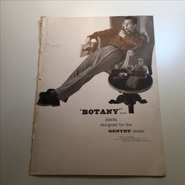 1952 Fighting Cock Gentry Magazine Cover For Sale - Image 4 of 4