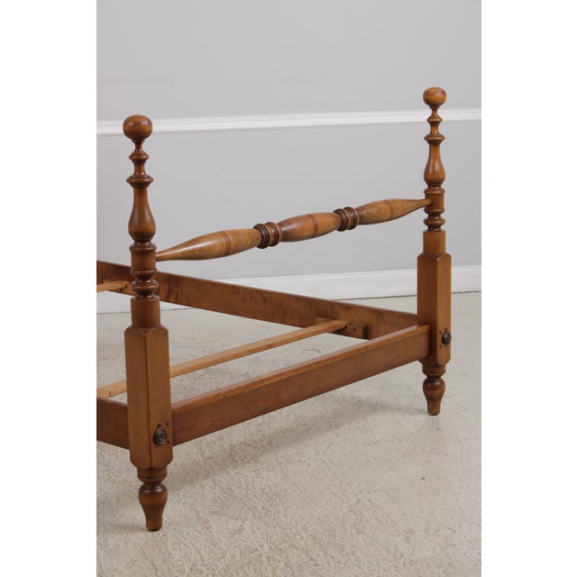 Stickley Cherry Full Size Cannonball Poster Bed For Sale - Image 12 of 15