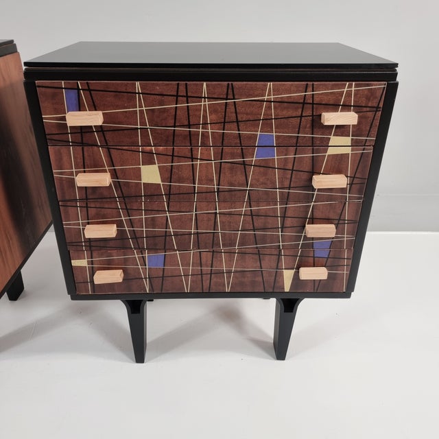 Bedside Tables, 1970s, Set of 2 For Sale - Image 10 of 14