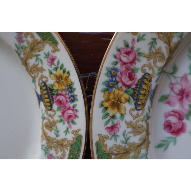 1920s Hass & Czjzek Crown Imperial Czech Porcelain Plates, Set of 11 For Sale - Image 9 of 18