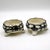 Traditional Antique Edwardian Lenox Porcelain & Lunt Sterling Silver Overlay Master Salt Cellars With "Monticello" Spoons - A Pair For Sale - Image 3 of 12