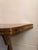 Brass Wall-Mounted Console Table with Pink Glass Top, Italy, 1940s For Sale - Image 6 of 12