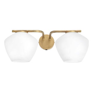 DK Two Arms Wall Lamp by Henrik Tengler for Konsthantverk For Sale