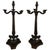 Empire Candelabras in Bronze, France, Set of 2 For Sale - Image 6 of 6