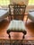 Antique Grand Regency-Style Three-Pedestal Mahogany Dining Suite, Seats 12 — Table + 10 Chairs — Brass Paw Casters For Sale - Image 9 of 10