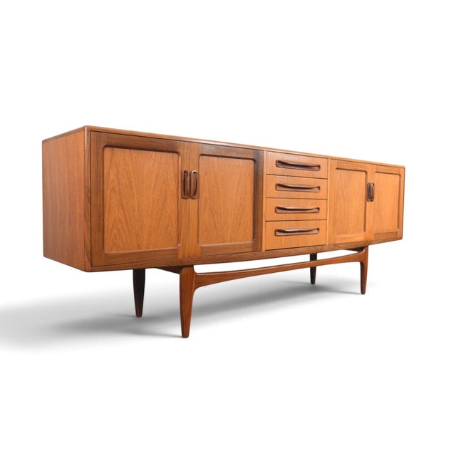 Mid 20th Century Large G Plan Fresco Credenza in Teak For Sale - Image 9 of 9
