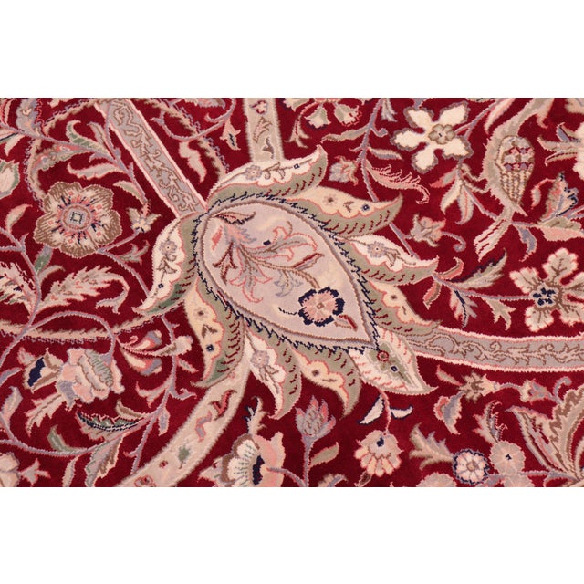 Designed with mesmerizing intricacy and gorgeous color palette, this hand-knotted masterpiece demonstrates the beauty and...